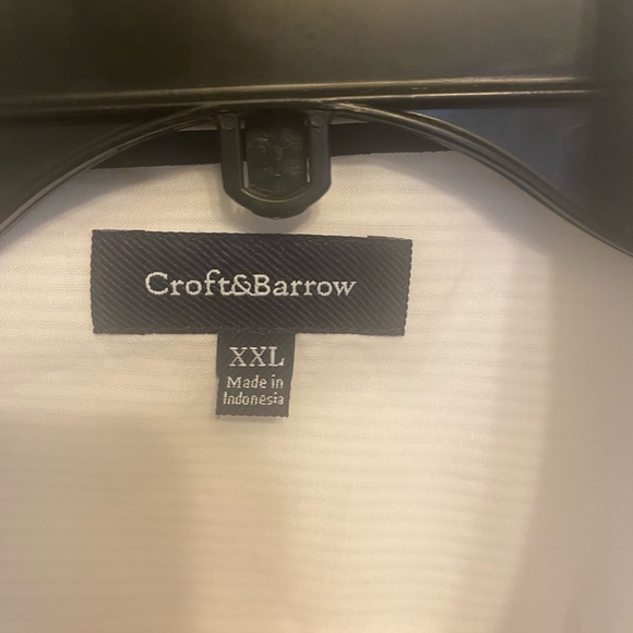 Men’s new button down shirt Croft&Barrow with tag Short sleeve - Picture 5 of 5